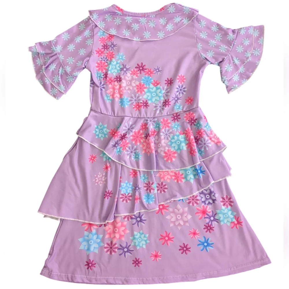 Girls Isabella Dress and Pouch Bag (Size 6/7)